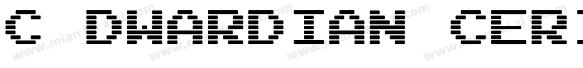 C dwardian Cerifl I字体转换